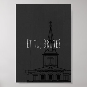 Poster O Júlio César de Shakespeare "e a Turquia, bruto