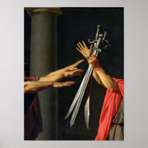 Pôster O Juramento de Horatii, 1784