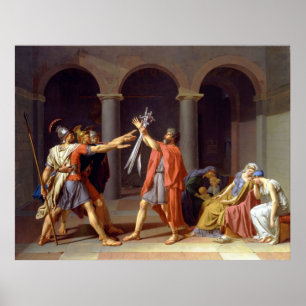 Poster O Juramento do Horácio, 1784