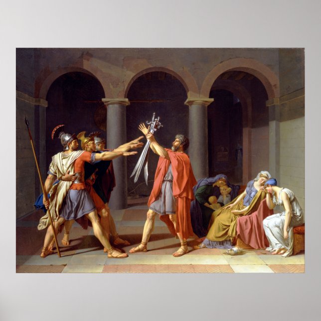 Poster O Juramento do Horácio, 1784 (Frente)