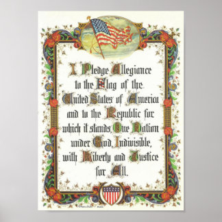 Poster O juramento dos Estados Unidos