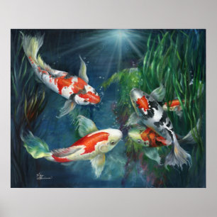 Poster - O Koi Pond