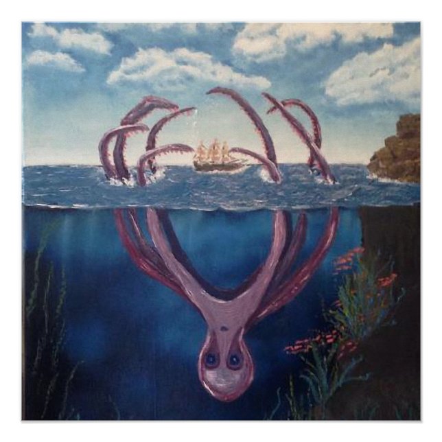 Pôster O Kraken (Frente)