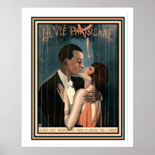 Poster O La do art deco Vie Parisienne 16 x 20