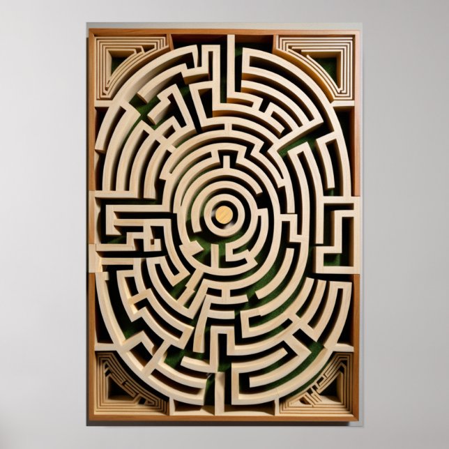 Poster O labirinto da cobertura (Frente)