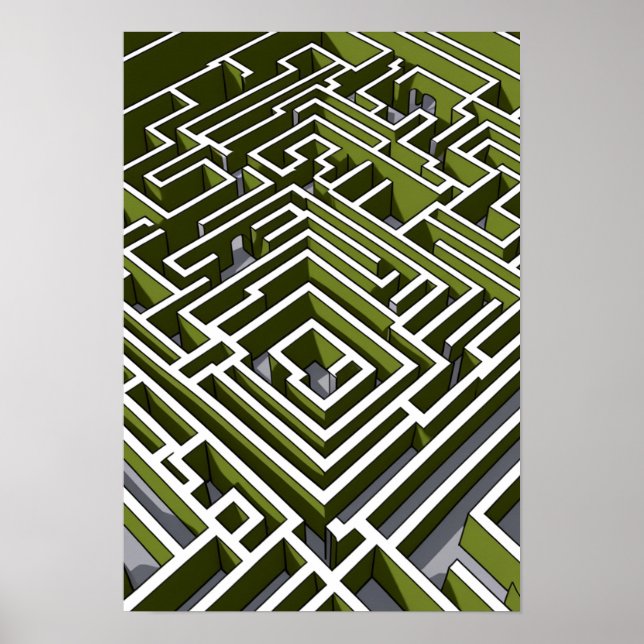 Poster O labirinto da cobertura (Frente)