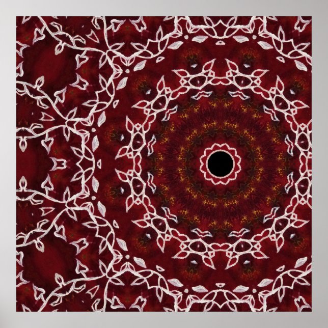 Poster O Labirinto Escarlate (Frente)