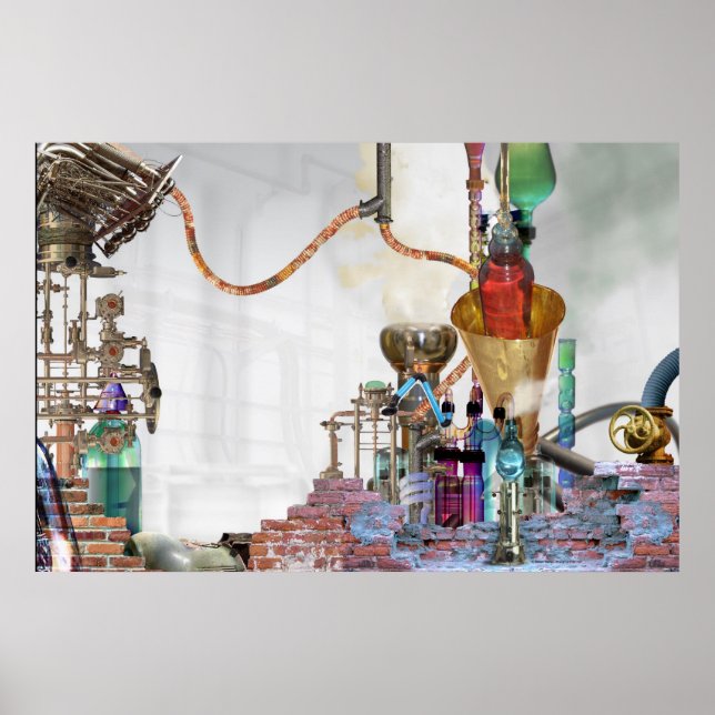 Pôster O laboratório (Frente)