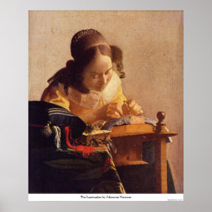Poster O Lacemaker por Johannes Vermeer