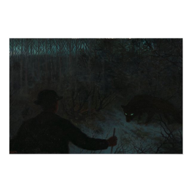 Pôster O Lado da Cinza e o Lobo Brilhante (Frente)