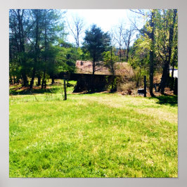 Poster O lado oposto Um celeiro rústico de 100 anos