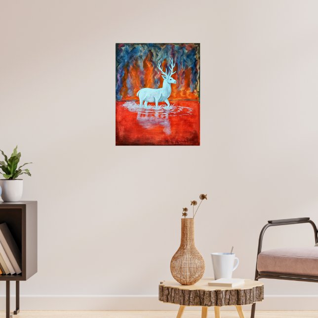 Poster O lago Burning (Sala de Estar 3)