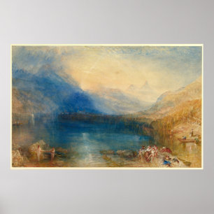 Poster O lago de Zug Joseph Mallord William Turner