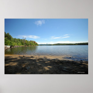 Pôster O lago indiano no Adirondacks imprime 08 036