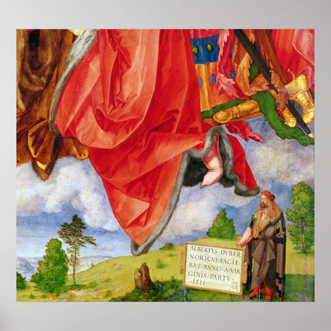 Pôster O Landauer Altarpart, Dia de Todos os Santos (Frente)