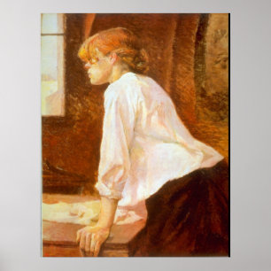 Poster O Laundress por Toulouse-Lautrec