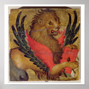 Poster O Leão de São Marcos (óleo sobre painel)
