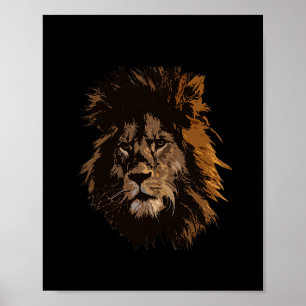 Poster O Leão Não Limpa o Sigma Leão