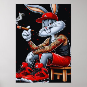 Poster O Legal Bunny Vibes