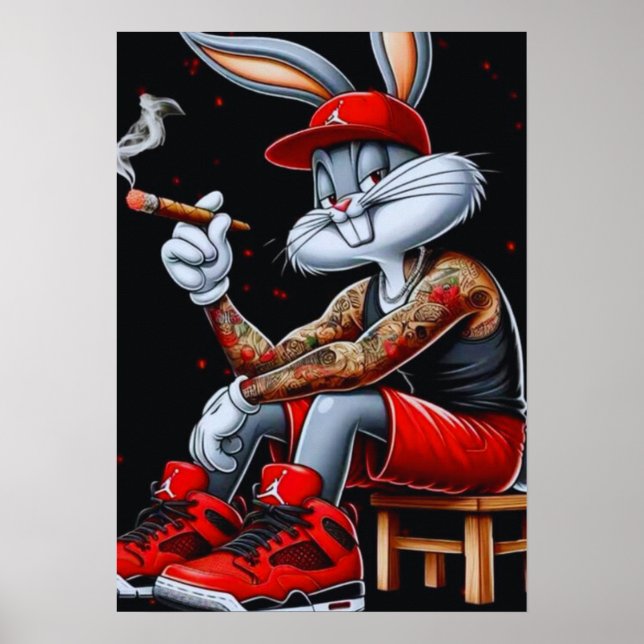 Poster O Legal Bunny Vibes (Frente)