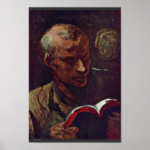 Pôster O leitor por Daumier Honoré