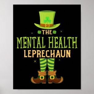 Poster O Leprechaun da Saúde Mental Diversão Corresponden