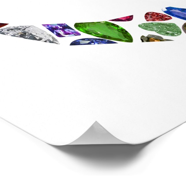 Poster O - Letra Monograma (Borda)