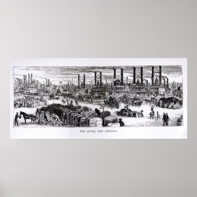 Pôster O Levee, Nova Orleans (Frente)