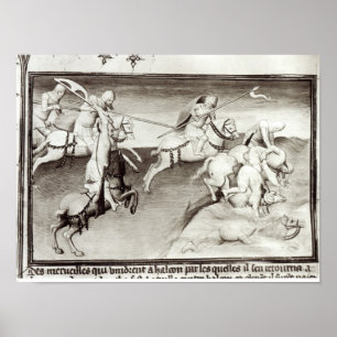 Pôster O líder Mongol, Hulagu, khan do Ilkhanate