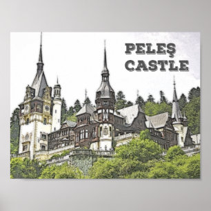 Poster O lindo Castelo de Peles na Romênia