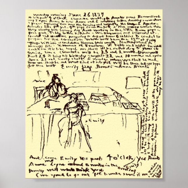 Poster O Livro Diário de Emily & Anne foi restaurado (Frente)