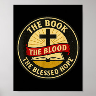 Poster O Livro, Sangue E Esperança Bendita, Kjv