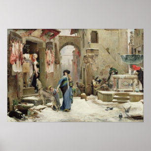 Poster O Lobo de Gubbio, 1877