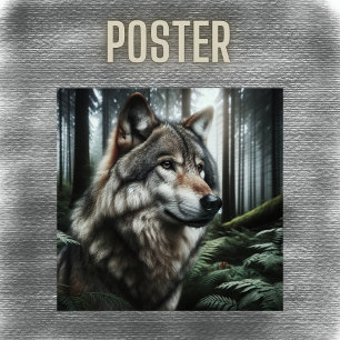 Poster O Lobo Enigmático da Floresta