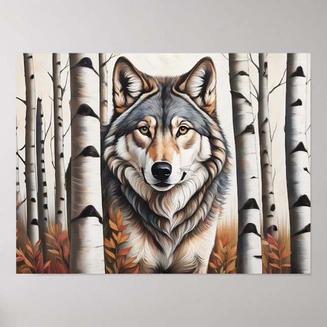 Poster O lobo entre os pássaros (Frente)