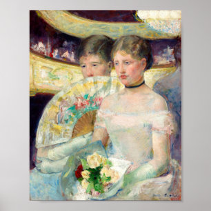 Poster O Loge por Mary Cassatt