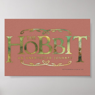 Pôster O logotipo de hobbit é verde
