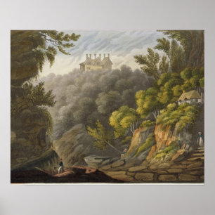 Pôster O lombo de Shanklin, 'da ilha do Wight ilustra