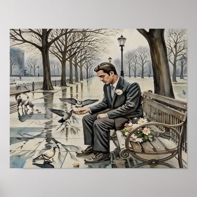 Poster O Longo Aguardo (Frente)