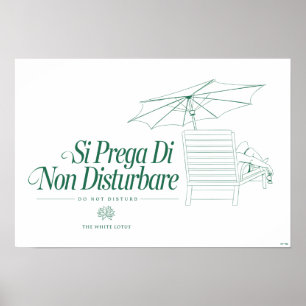Poster O Lotus Branco Não Incomoda