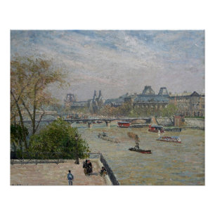 Pôster O Louvre, Primavera Camille Pissarro