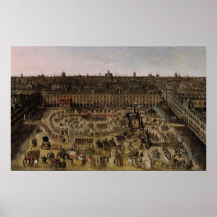 Poster O lugar Royale e o carrossel em 1612