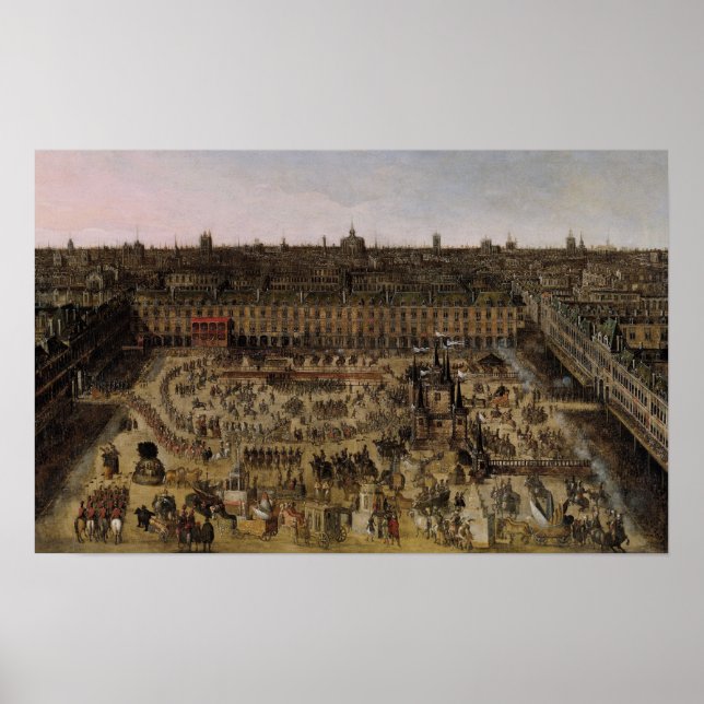 Poster O Lugar Royale e o Carrousel em 1612 (Frente)