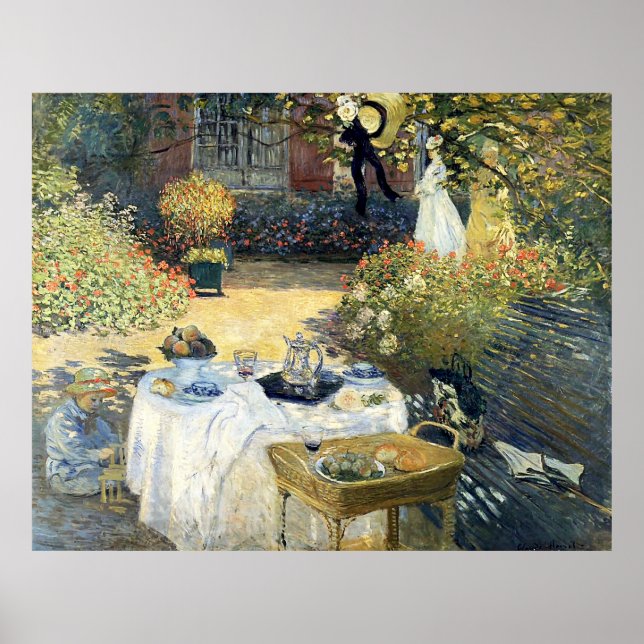 Poster O Luncheon Claude Monet (Frente)