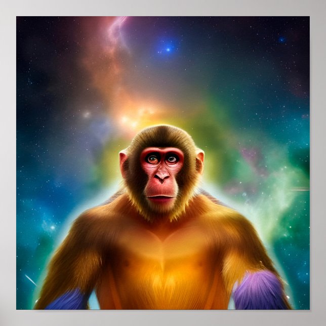 Poster O Macaco (Dois) (Frente)