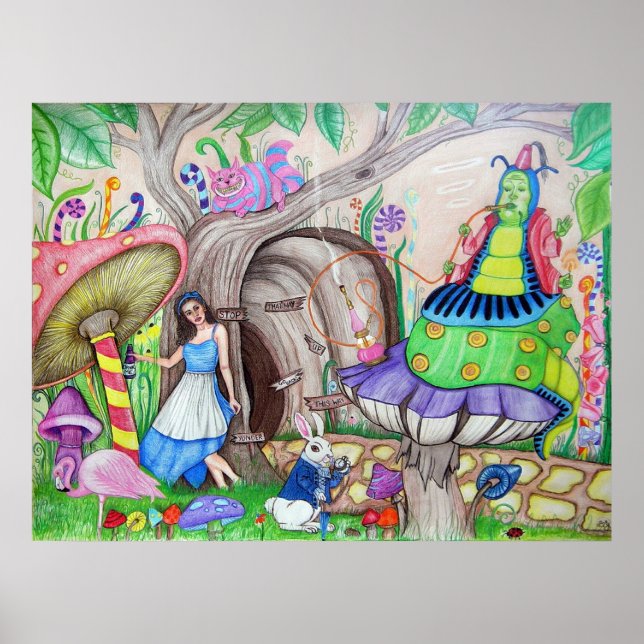 Poster O Magia do País das Maravilhas (Frente)