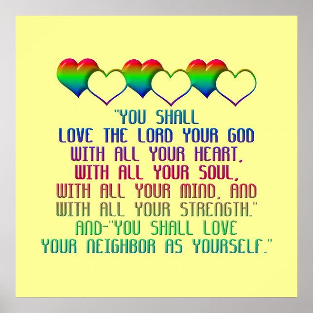 Poster O maior mandamento (Frente)