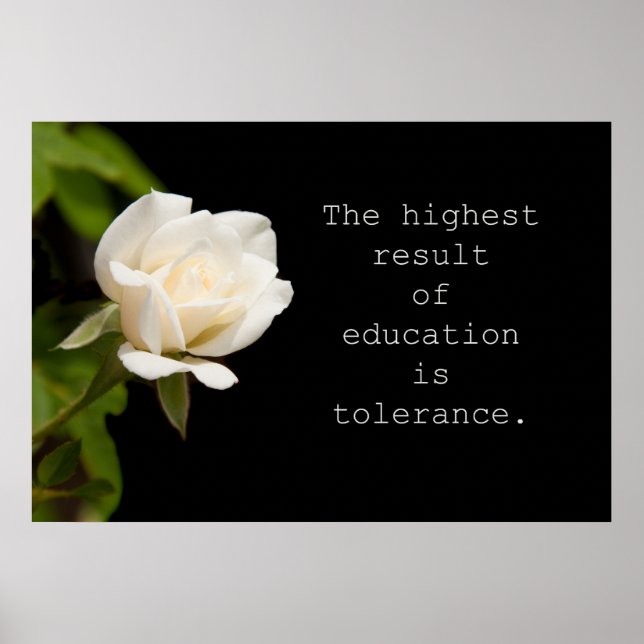 Pôster O maior resultado da educação (Frente)