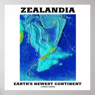 Poster O mais novo continente da Terra na Zealandia