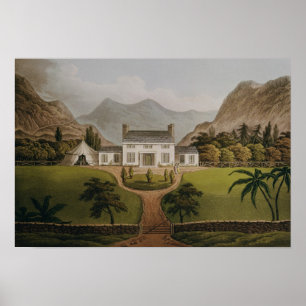 Pôster O Mal-Maison de Bonaparte em St Helena, 1821